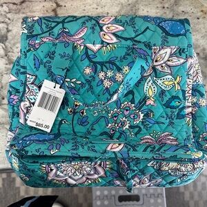 Vera Bradley Teal Floral Backpack
